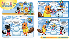 wild animal baby explorers cartoon february 2012