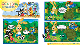 April 2011 Wild Animal Baby Explorers Cartoon