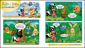 May 2011 Wild Animal Baby Explorers Cartoon