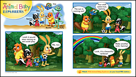 wild animal baby explorers cartoon april 2012