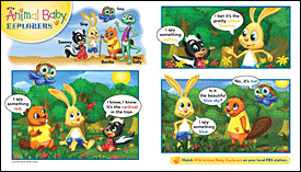 November 2011 Wild Animal Baby Explorers Cartoon