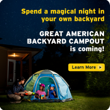 Register for the Great American Backyard Campout today!