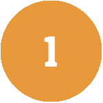 sunflower gold circle with number 1