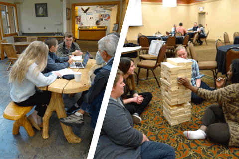 CYCL 2017 attendees participating in group activities