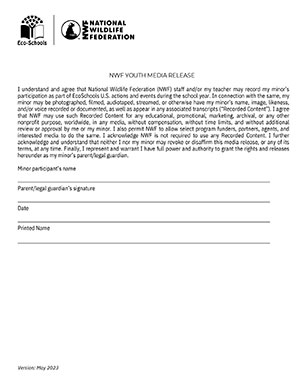 Youth Media Release Form