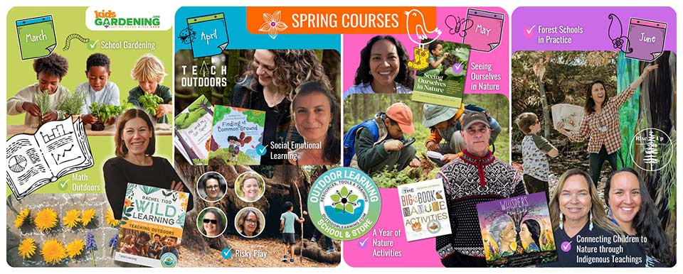 Outdoor Learning School & Store Spring Courses graphic