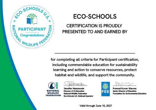 2026 EcoSchools US Participant