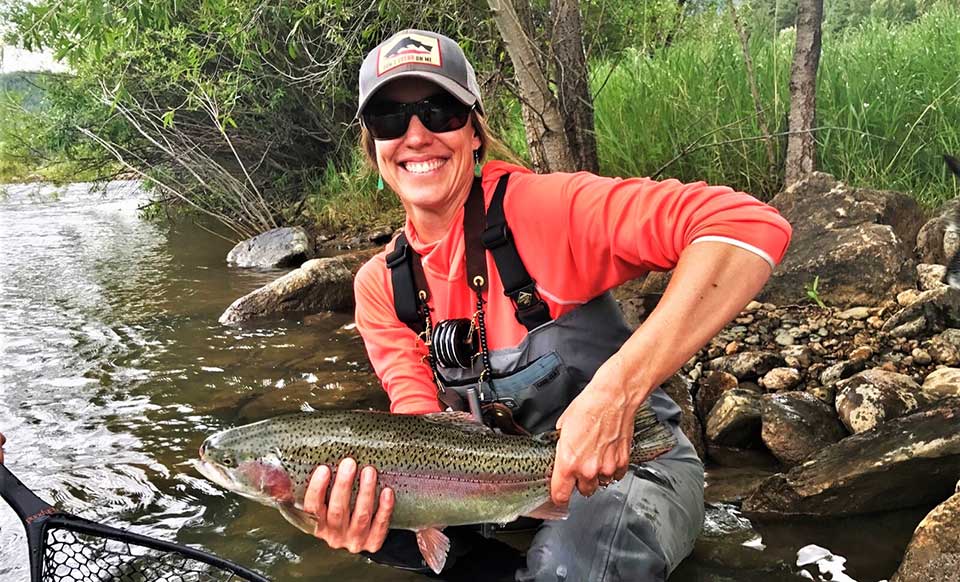 Angler on Arapahoe National Forest, CO; Credit: Aaron Kindle