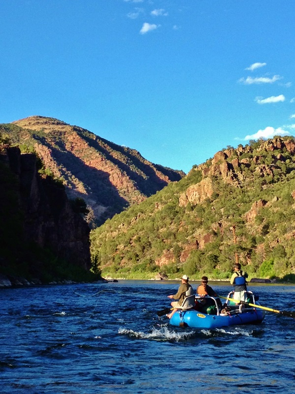 Rafting and fishing