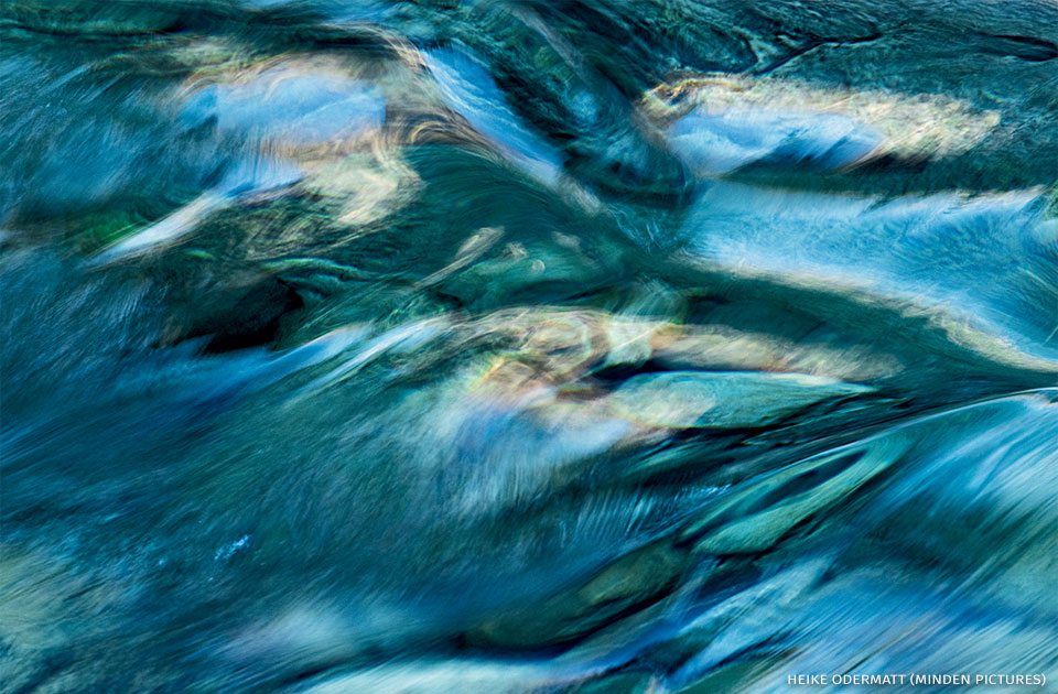 An image of flowing water.