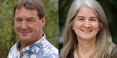 Tom France and Sarah Bates